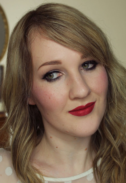 Darling Girl Pucker Paint Matte Lip Cream - Drop Dead Red lipstick swatches & review
