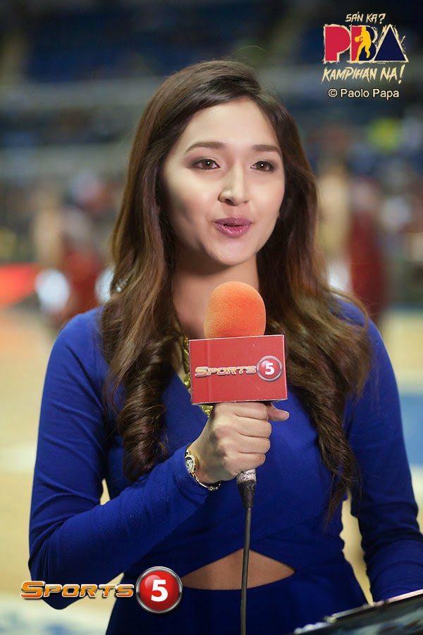 Courtside Reporter Babes Featuring Apple David Pinoy