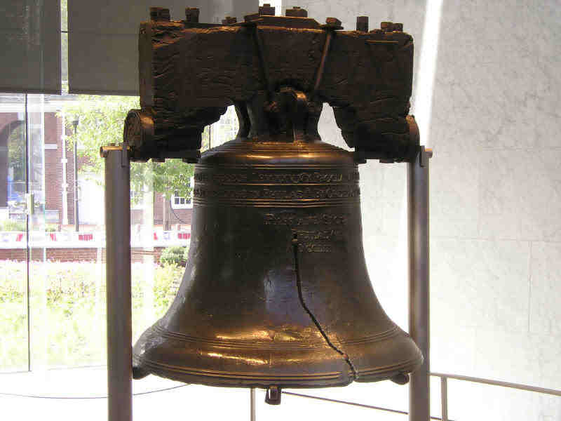 Knowledge Channel When did the liberty bell cracked?