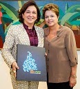 Kátia Abreu & Dilma Rousseff, March 2013.