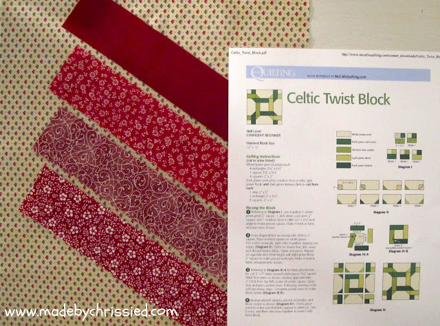 Celtic Twist Block @www.madebyChrissieD.com Celtic Twist Block @www.madebyChrissieD.com