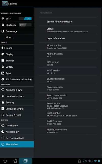 asus transformer prime updated to 9.4.2.14, improves battery life