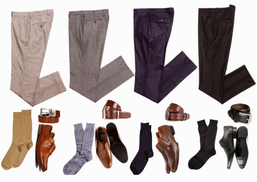 calcetines con zapatos cafes