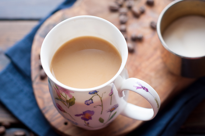 freshly brewed coffee