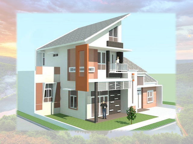 Ragam Desain Rumah Bertingkat di Kaveling Hook