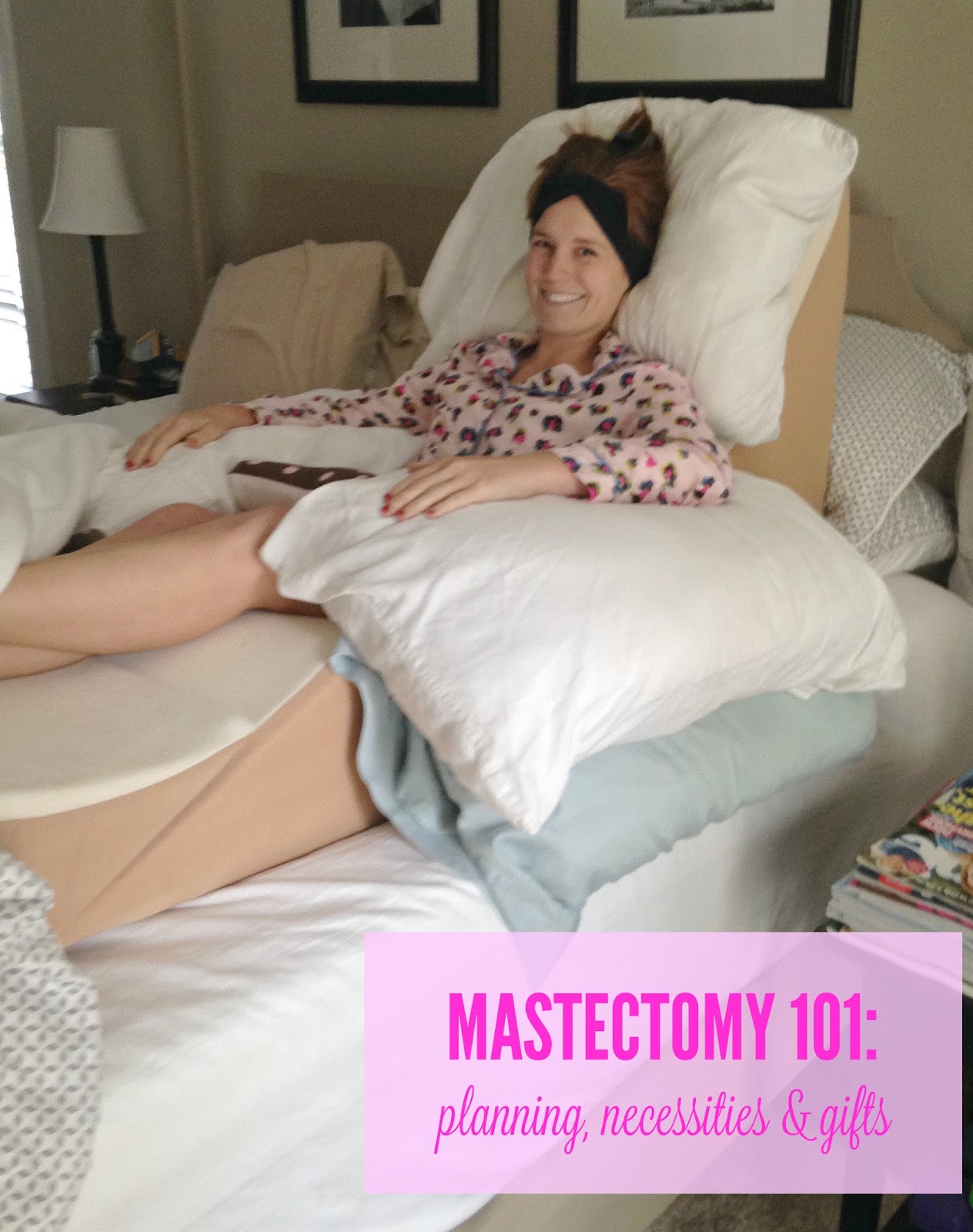 North Carolina lifestyle blogger, Christina shares what necessities you'll need for mastectomy planning! Gift ideas for friends going through a mastectomy!