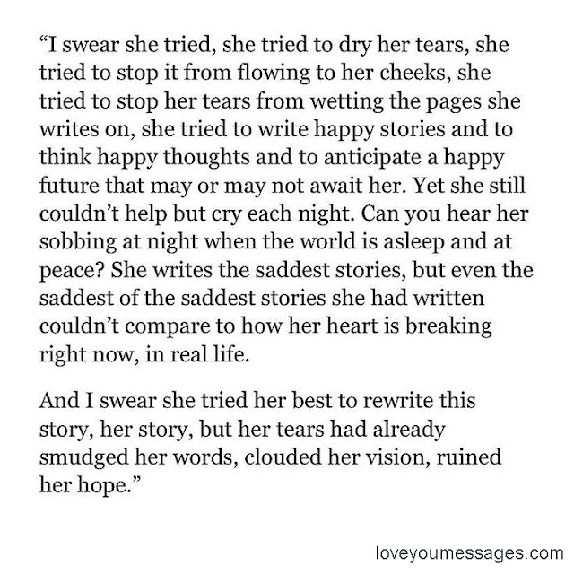 sad paragraphs about love