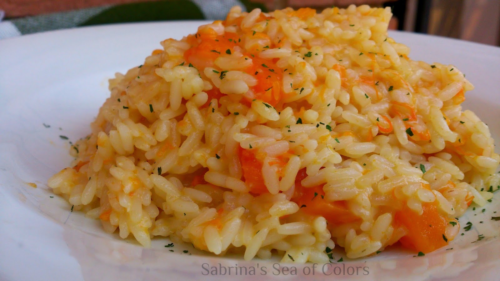 Risotto de calabaza y gruyère - Sabrina´s Sea of Colors