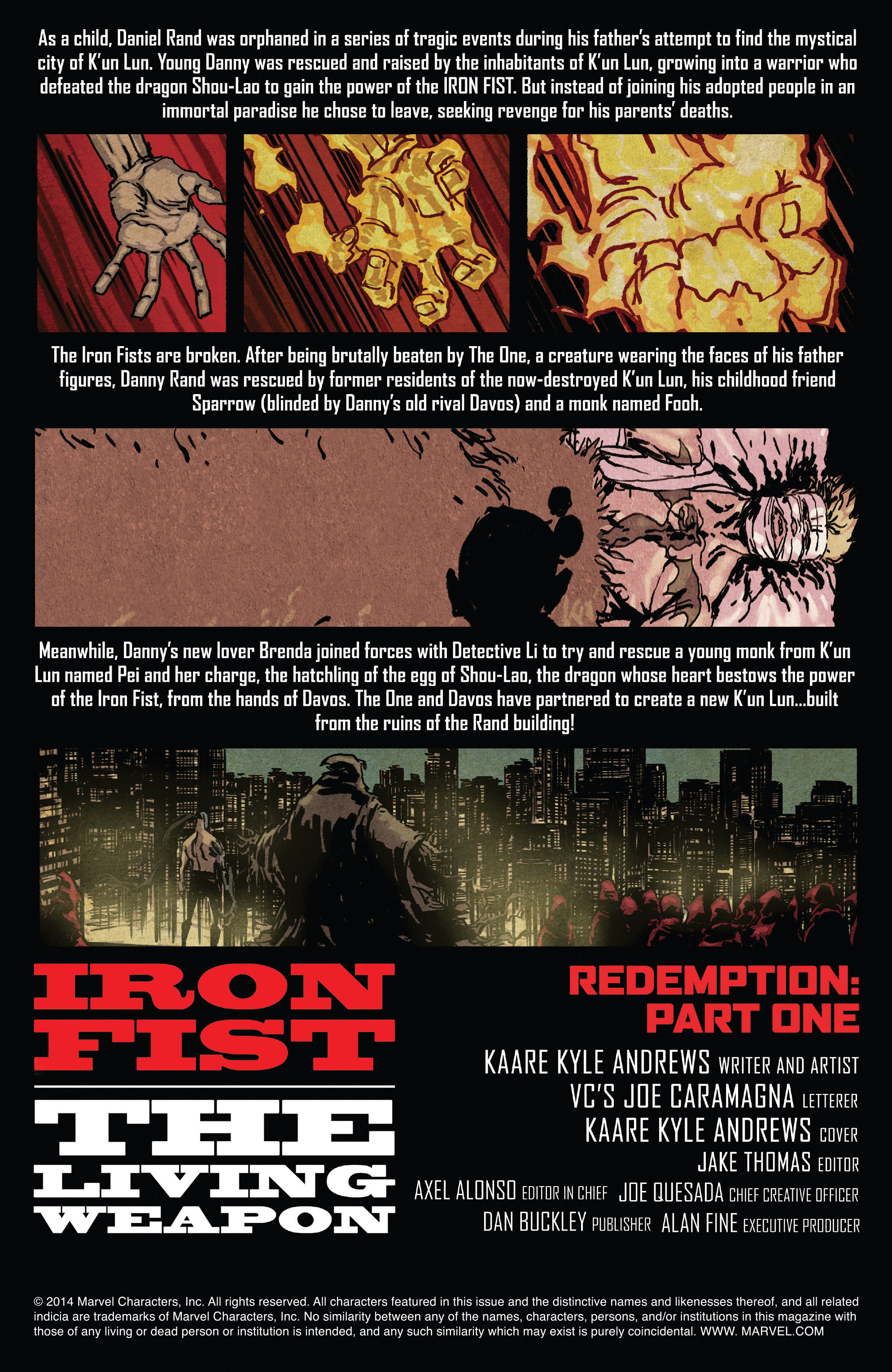 Read online Iron Fist: The Living Weapon comic -  Issue #7 - 2