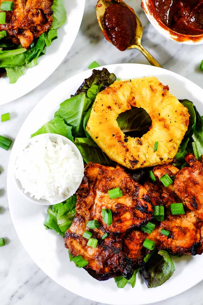 Grilled Pineapple Chicken (Paleo + Whole30)