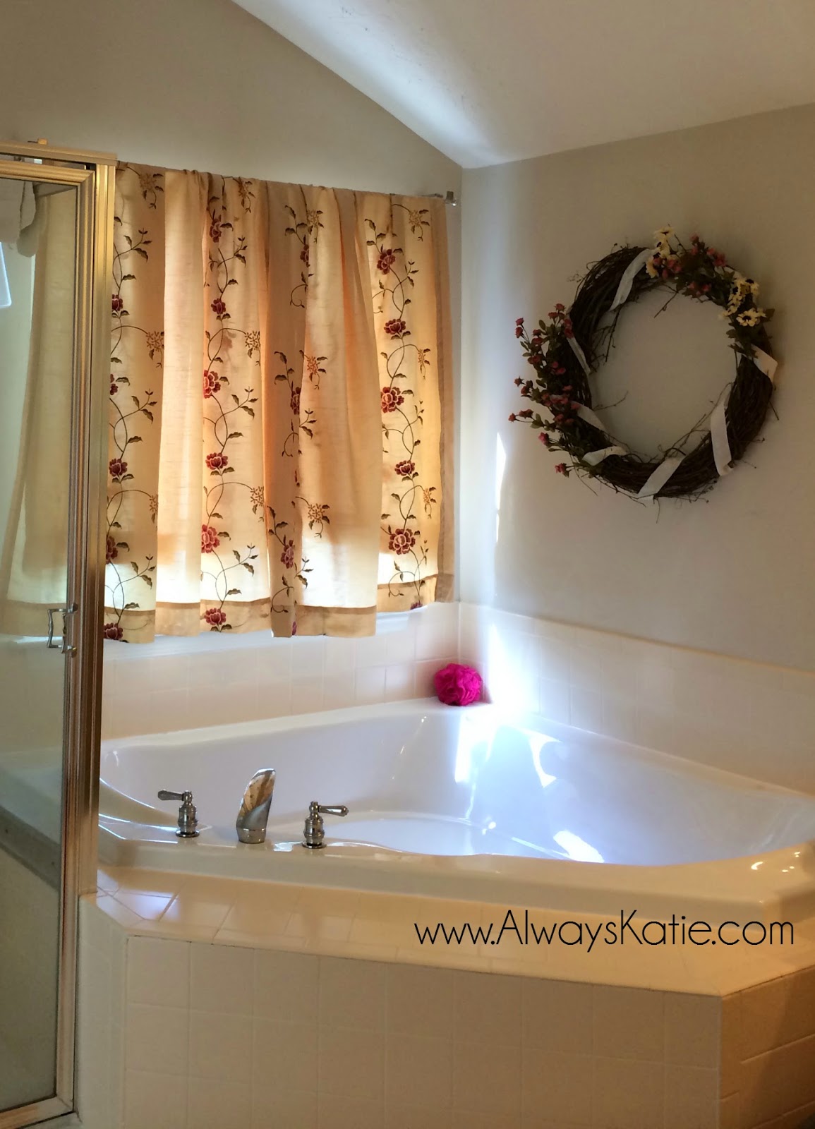 Always, Katie Home Sweet Home Floral Grapevine Wreath Tutorial