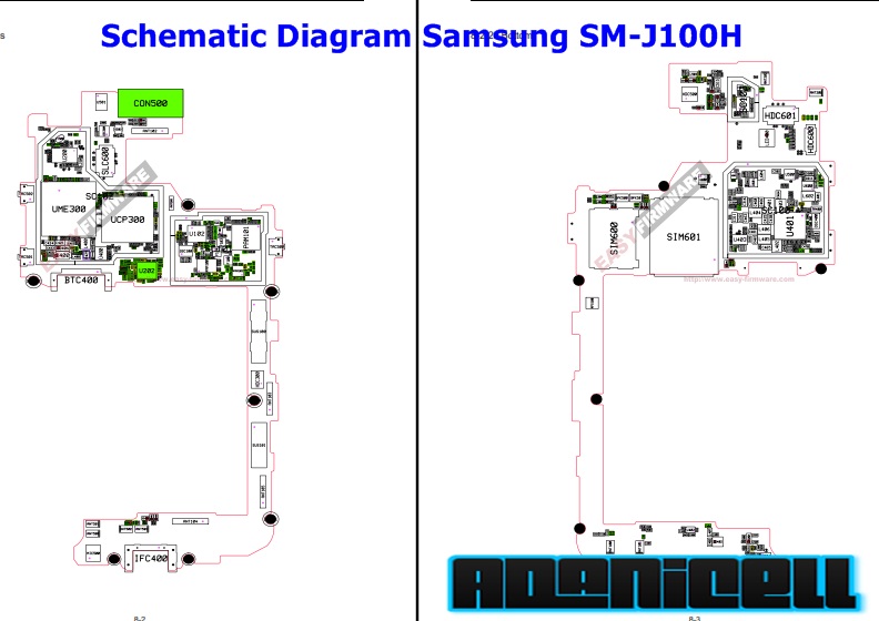 Download Schematic Diagram Samsung SM-J100H | ADANI CELL