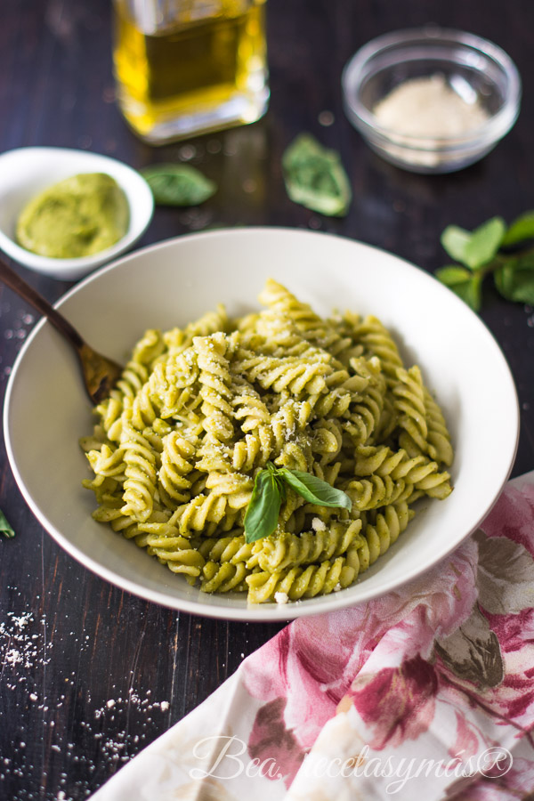 Fusilli al pesto de Massimo Bottura Recetas de cocina fáciles y