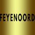 Gouden Feyenoord wallpaper met zwarte tekst Feyenoord