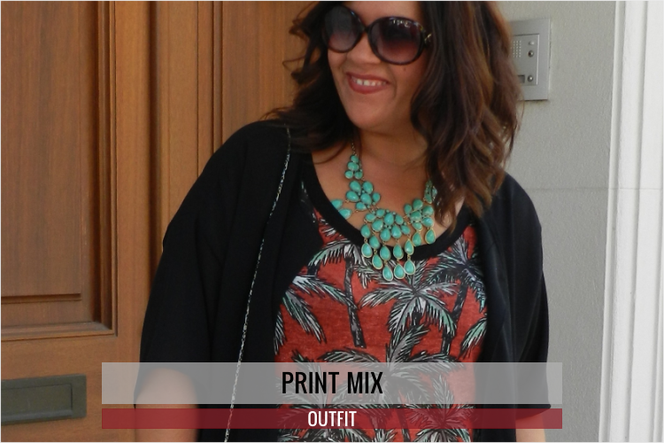Print Mix · Plus Size Outfit