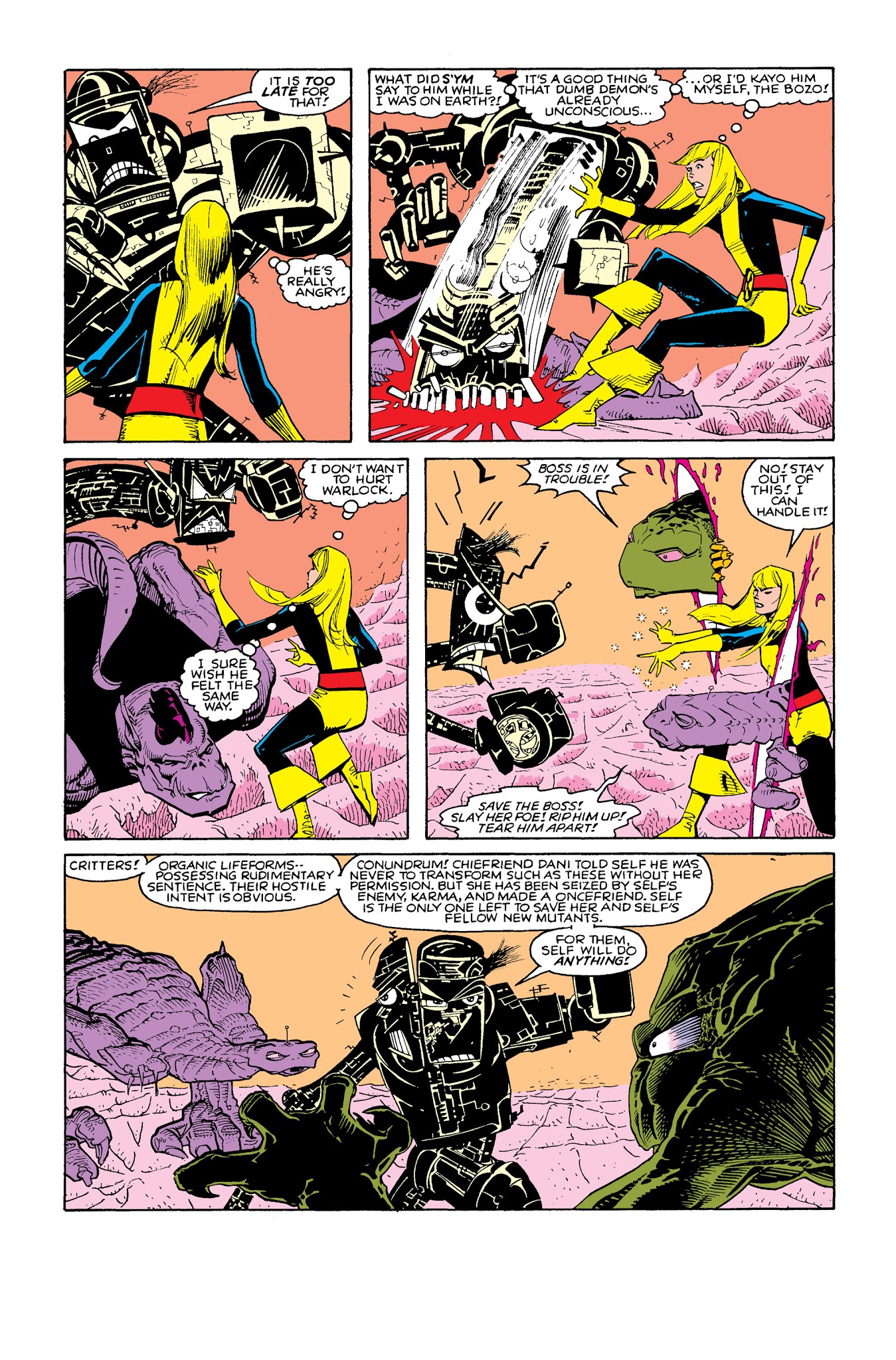 Read online New Mutants Classic comic -  Issue # TPB 4 - 190