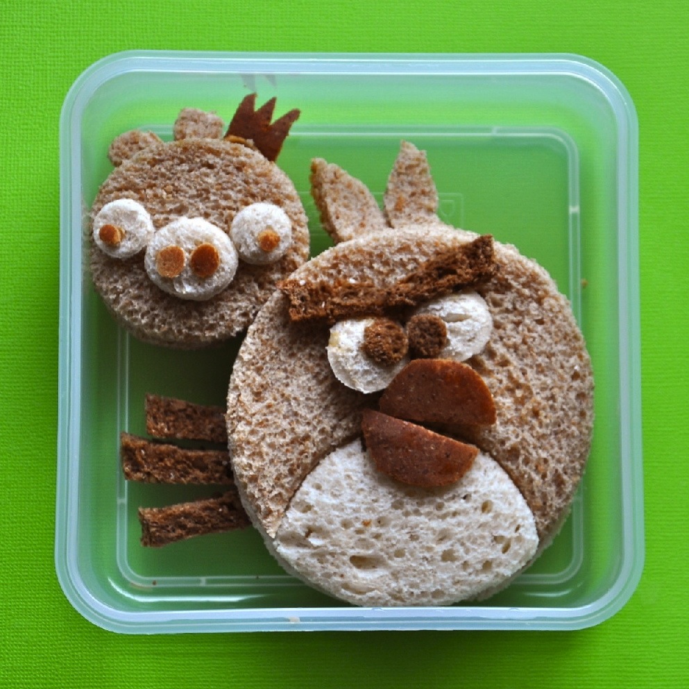 Angry Birds Sandwich BentOnBetterLunches