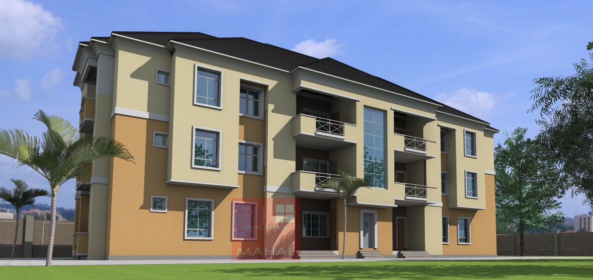 Contemporary Nigerian Residential Architecture 6 flats apartment