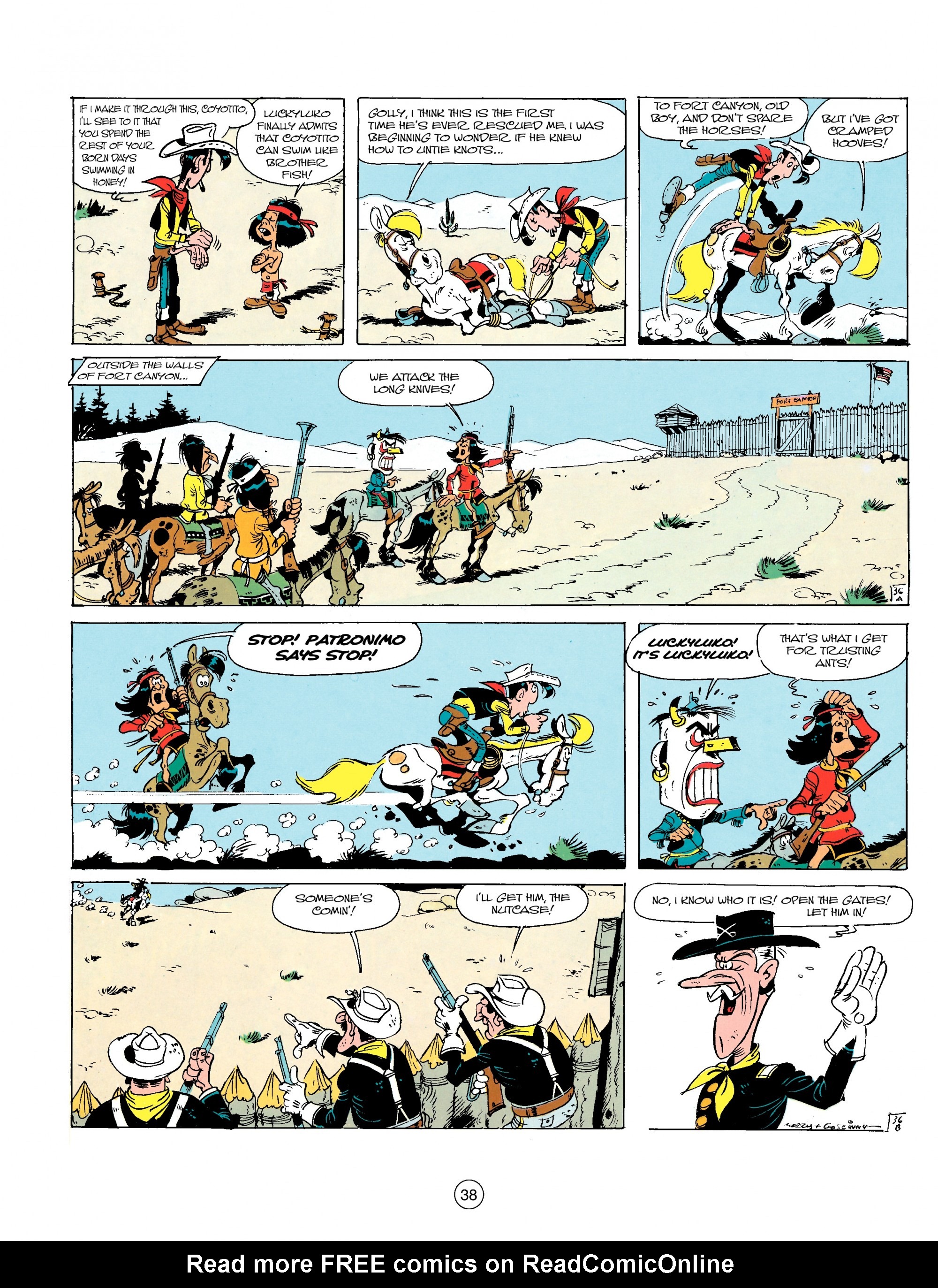 Read online A Lucky Luke Adventure comic -  Issue #17 - 38