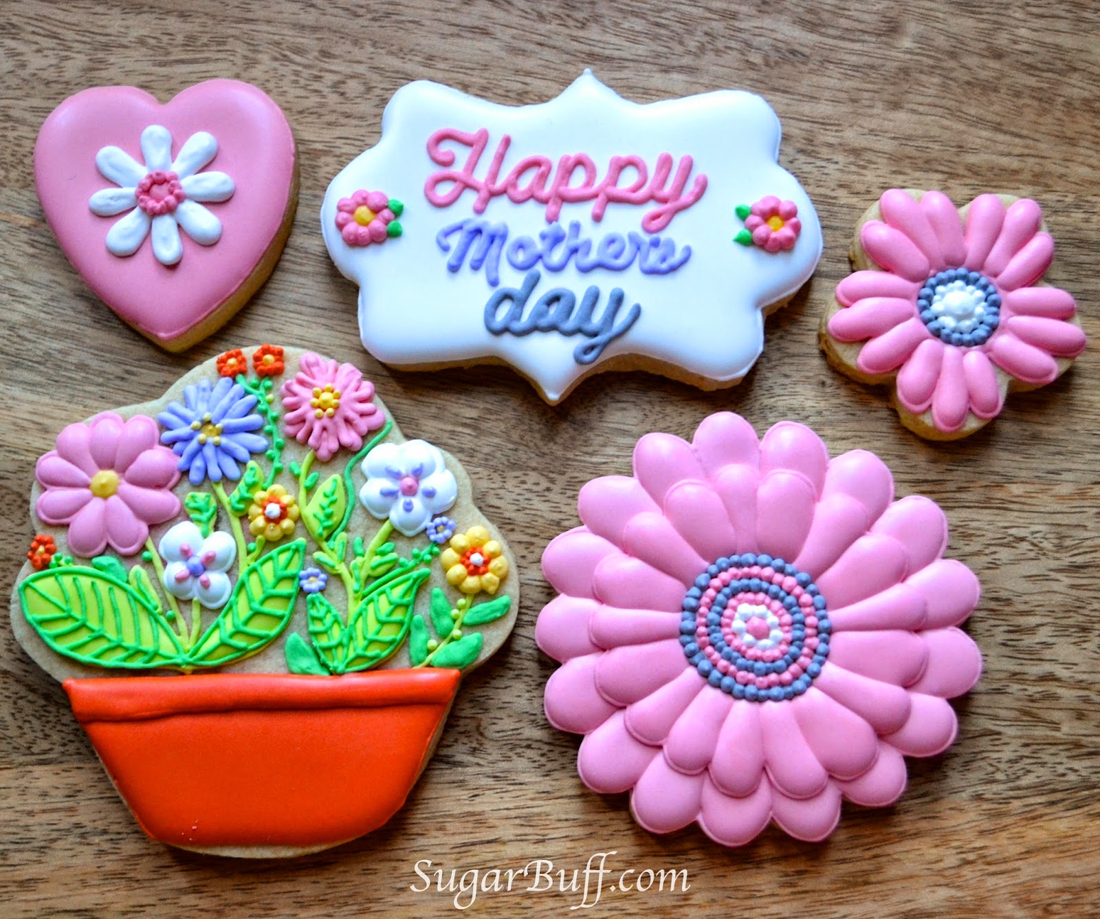 Sugar Buff Mother's Day Cookies
