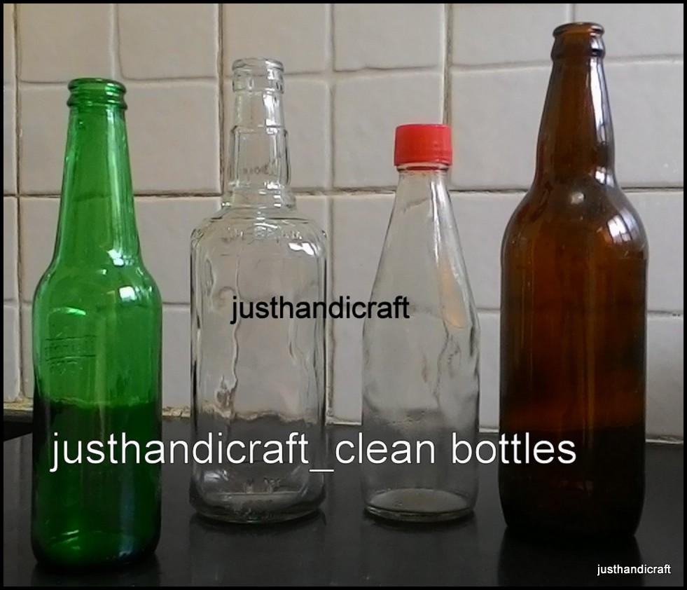 Just Handicraft How To Clean Glass Bottle