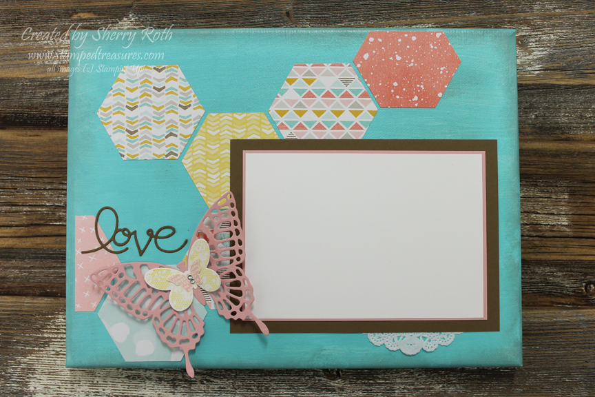 Sherry"s Stamped Treasures Scrapbooking on Canvas