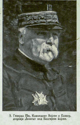 General Pau, Commandant of the Army in Alsace, later delegate to the  Belgian Army