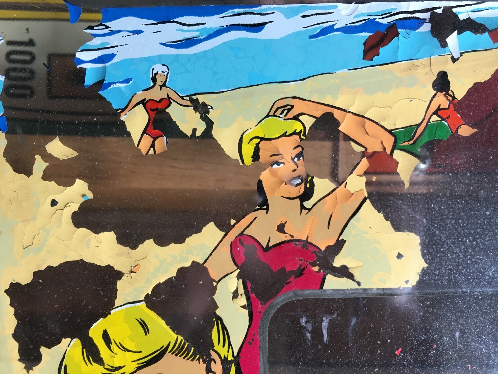 pinball repair and fun Backglass Art Restoration