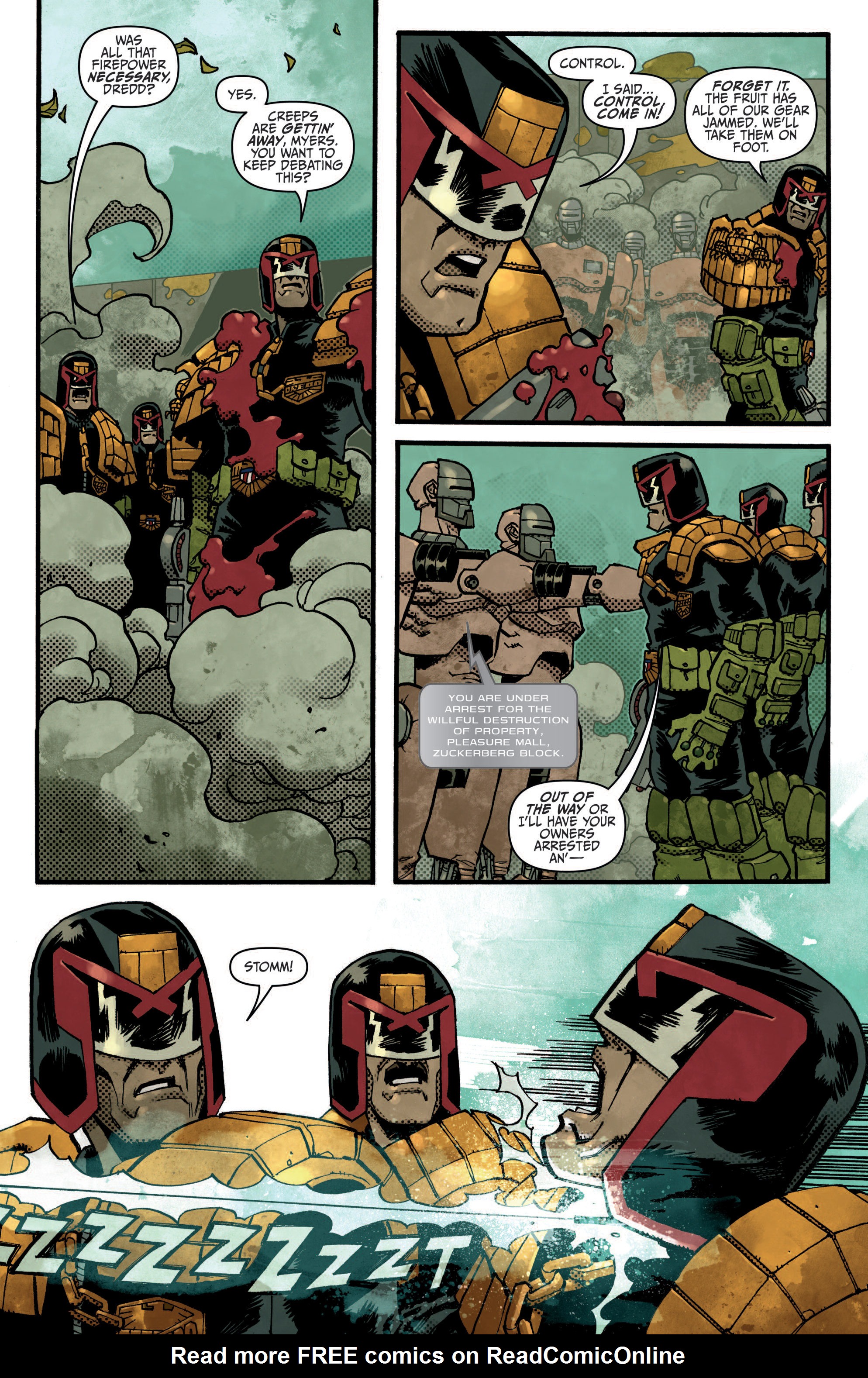 Read online Judge Dredd (2012) comic -  Issue # _TPB 1 - 16