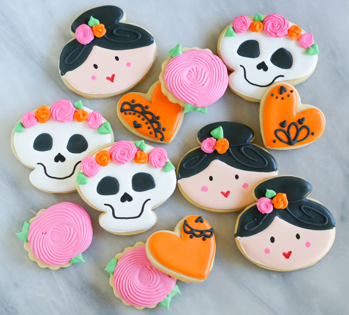 Sugar Skull Decorated Cookies