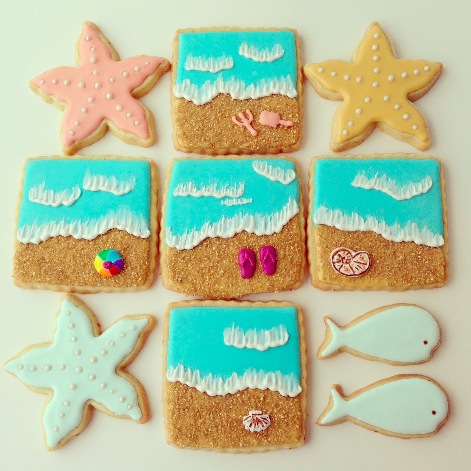 Askanam: Making beach themed cookies