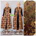 Gamis Dengan Outer Batik