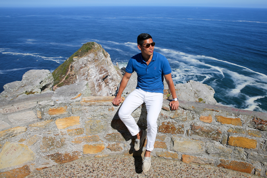 Cape Point, Levitate Style, Travel, Menswear, Cape Town, What to Wear, Versace Polo