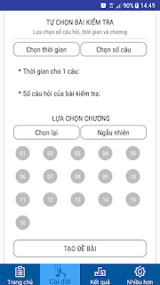 Phần mềm trắc nghiệm Giải phẫu có đáp án cho điện thoại Android