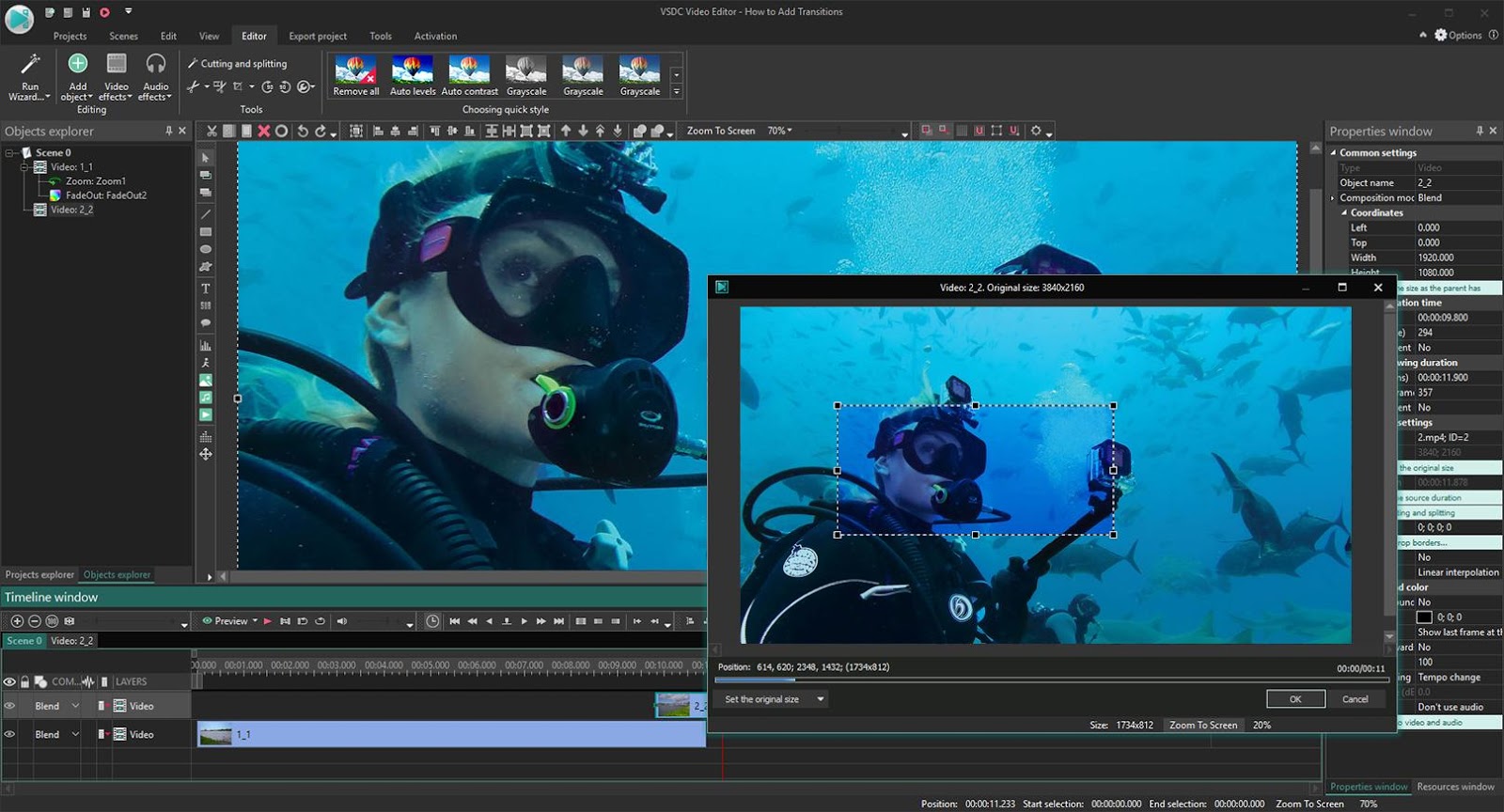 vsdc video editor effects vsdc video editor effects
