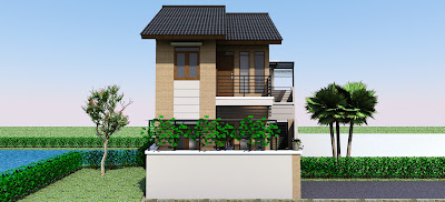 Desain Rumah Minimalis 2 lantai 1