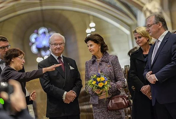 King Carl Gustaf, Queen Silvia visit Leipzig, Wittenberg, Saxony-Anhalt's Wittenberg, the city of Luther, wore dress