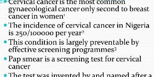 Effective Screening Programmes for Cervical Cancer