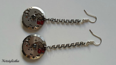 steampunk earrings
