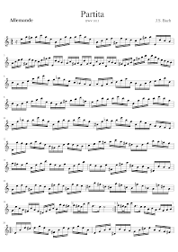 楽曲分析 バッハ 無伴奏フルートパルティータ イ短調 BWV1013 第1楽章アルマンド