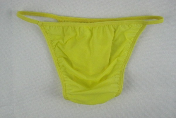 FASHION CARE 2U: UM264-1 Yellow Brief Thong Men's Underwear