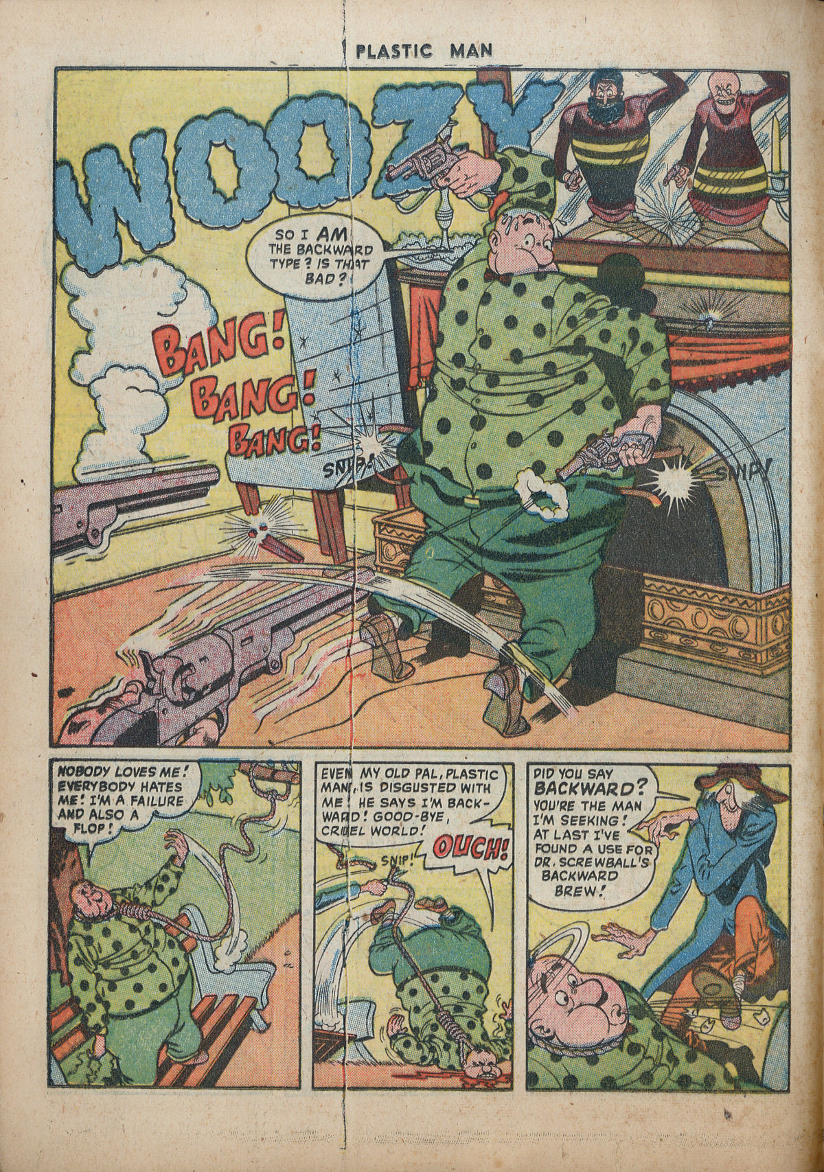 Read online Plastic Man (1943) comic -  Issue #12 - 26