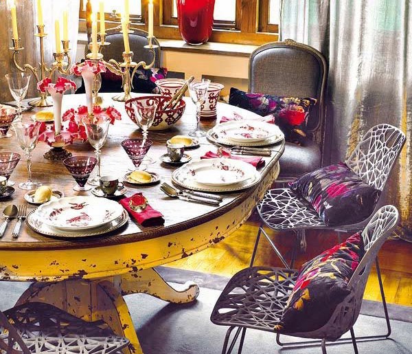 stylish vintage home decor, vintage furniture and accessories, vintage dining room decor