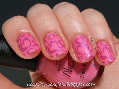 Wacky Laki: Born Pretty Store Hot Pink Flocking Powder!