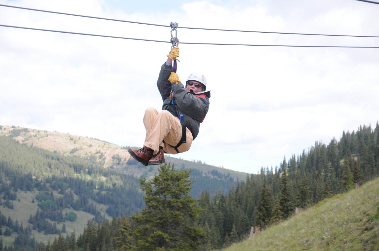 Ziplining Across the USA Tuesday July 30 Top of the Rockies Zipline