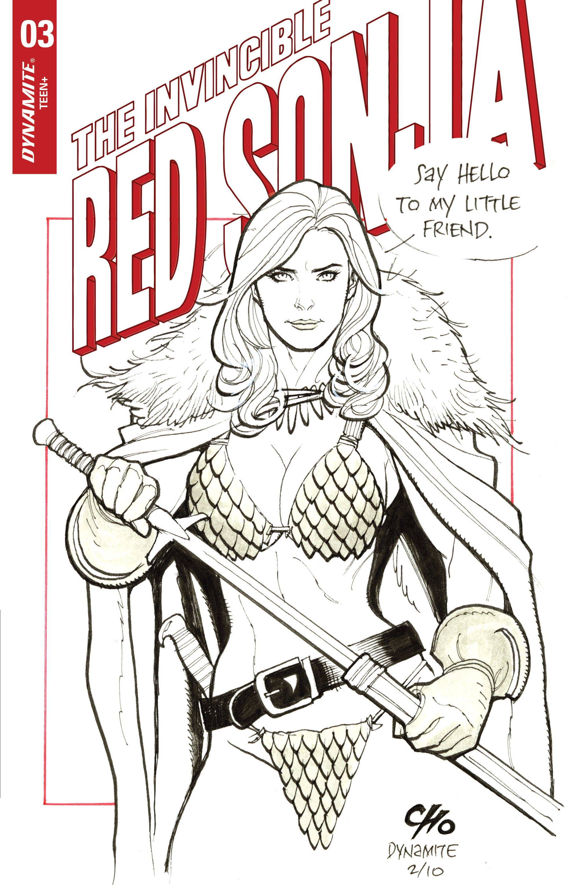 Read online The Invincible Red Sonja comic -  Issue #3 - 4