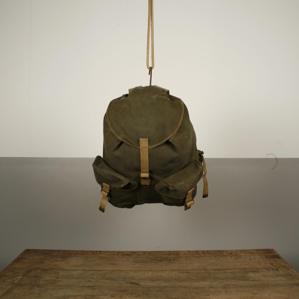 Imperial & Standard British Military Canvas Rucksack, 1947