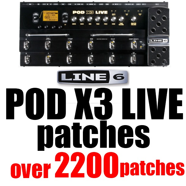LINE6 POD X3 LIVE Patches Download: Line 6 Pod X3 Live Patches Download