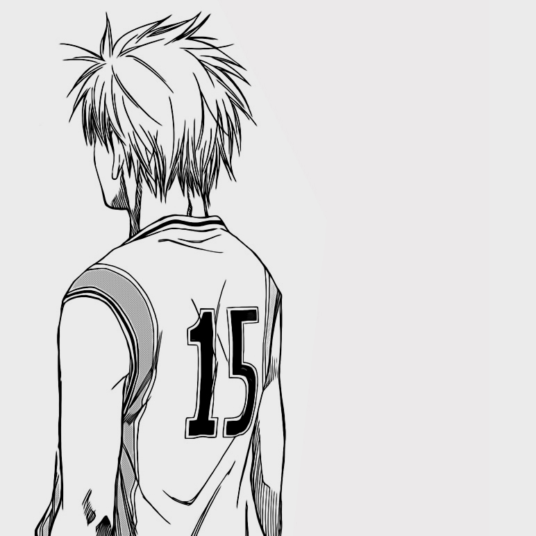Баскетбол куроко черно белые картинки