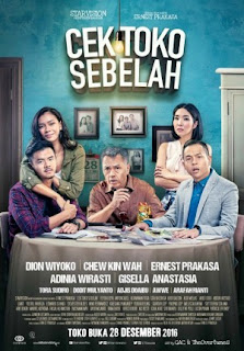  Film Cek Toko Sebelah adalah Film bergenre komedi yang disutradarai oleh Ernest Prakasa d  Cek Toko Sebelah (2016)